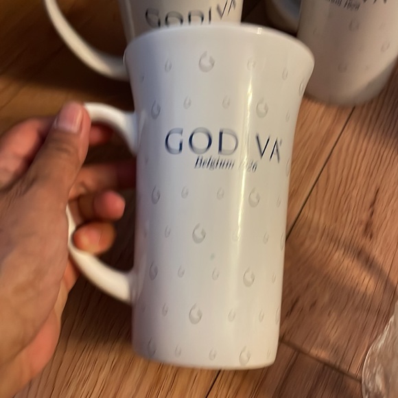 4 tall mugs  godiva belgium 1926 - Picture 3 of 7